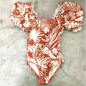 25 for 25$ Beautiful print one piece bathing suit for toddler girls!